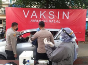 Polres Jaksel Gelar Vaksinasi COVID-19 'Drive Thru'