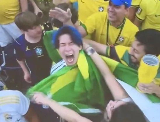 Viral! Suporter Jepang 'Ngamuk' usai Brasil Menang Dramatis di Piala Dunia 2026