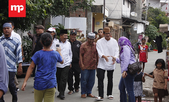 Di Kebon Baru, Sandiaga Uno Diisukan Tak Lanjutkan Program KJP