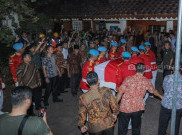 Jenazah BJ Habibie Tiba di Rumah Duka Patra Kuningan