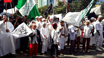  Anak-anak dalam Aksi Tuntut Vonis Berat untuk Ahok