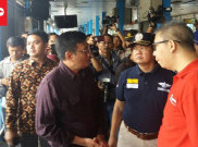 Djarot Cek Langsung Perbaikan Halte TransJakarta Kampung Melayu