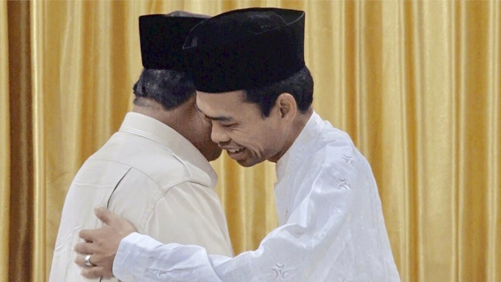 Bertemu Prabowo, UAS Curahkan Pesan Para Ulama yang Diterimanya