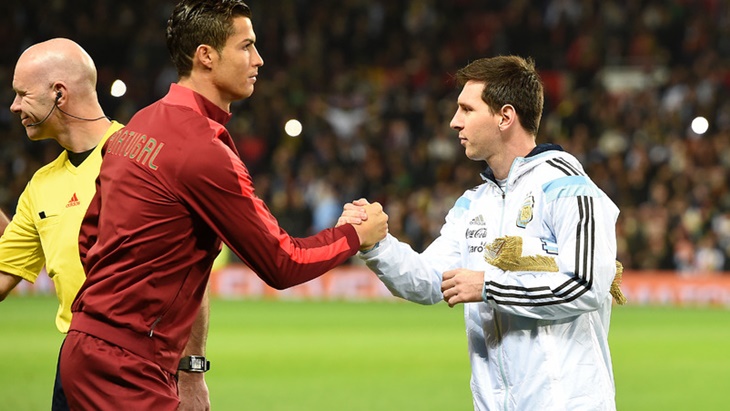 Ronaldo dan Messi (Foto: sportbible)