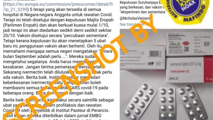 [HOAKS atau FAKTA]: Program Vaksinasi COVID-19 Resmi Dihentikan di Uni Eropa