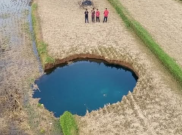 Badan Geologi Jelaskan Asal Mula Sinkhole di Limapuluh Kota, Sumbar, tak Terjadi Tiba-Tiba