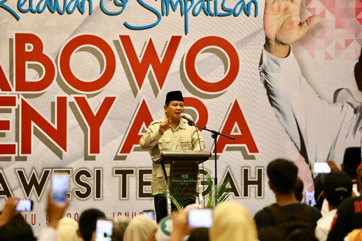 Dihadapan Warga Palu, Prabowo Singgung Kelakuan Pejabat yang Korupsi Bantuan Bencana