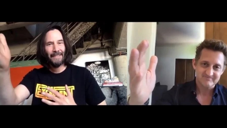 Wisuda Virtual, Keanu Reevs dan Alex Winter Unggah Ucapan Selamat