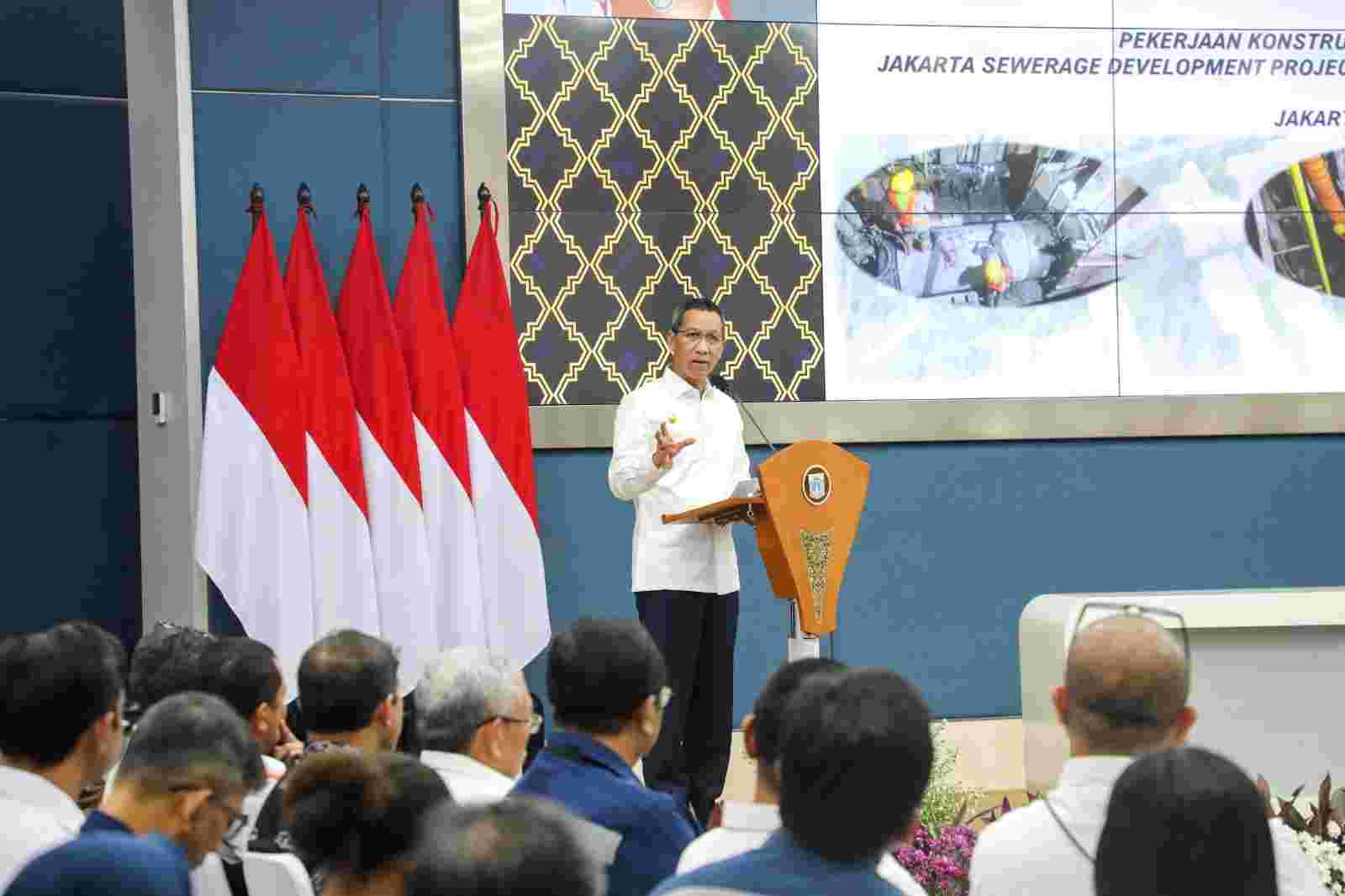 Pj DKI 1 Dukung Percepatan Pembangunan Jaringan Pipa Air Limbah