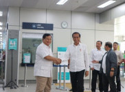 Jokowi dan Prabowo Akhirnya Bertemu di MRT