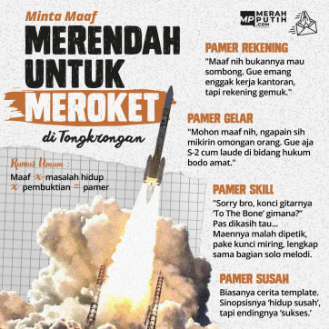 Minta Maaf Merendah Untuk Meroket di Tongkrongan