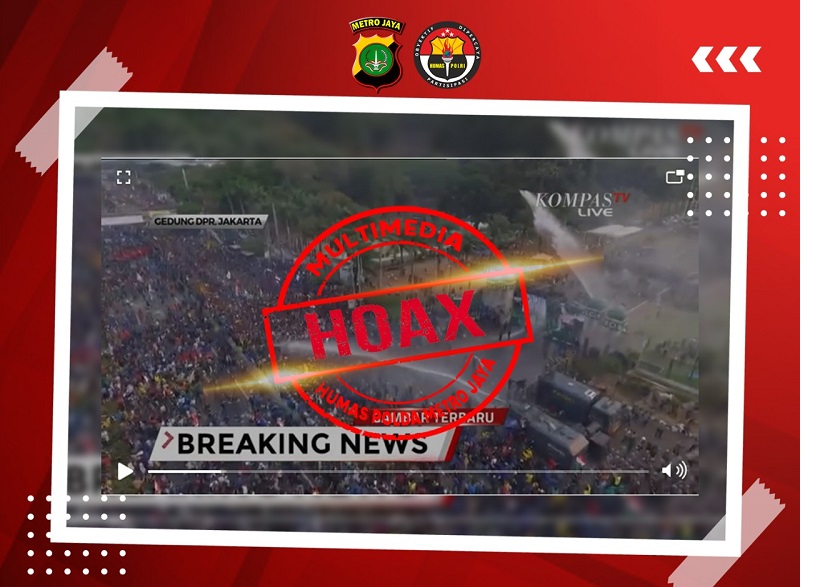 [HOAKS Atau FAKTA]: Demo 6 Oktober di Gedung DPR/MPR Ricuh