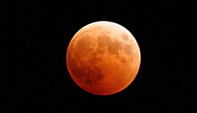 Gerhana Bulan Total. Foto: Ist