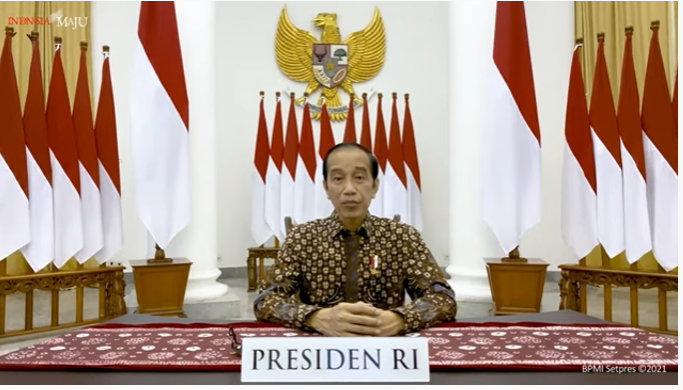 Presiden Joko Widodo. (Tangkapan Layar)
