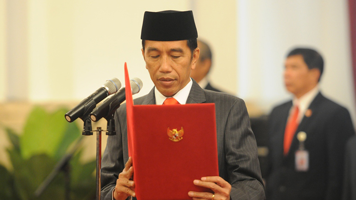 Presiden Jokowi Lantik Komisioner KPU dan Bawaslu