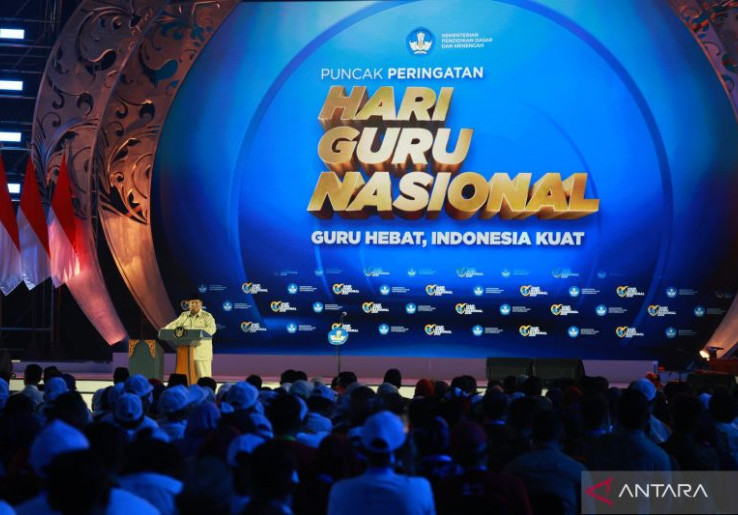 Saat Prabowo Bela Pendidik, Ingatkan Orang Tua Tidak Kurang Ajar ke Guru