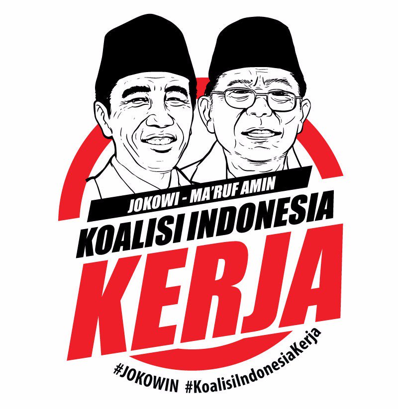 Poster Jokowi-Ma'ruf Amin