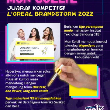 Mon Soleil Juarai Kompetisi L'oreal Brandstorm 2022
