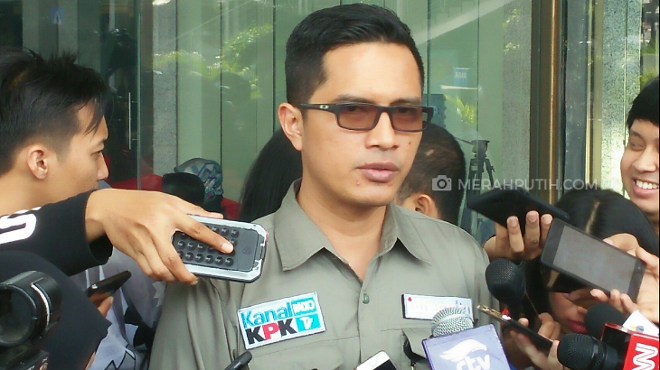 Juru Bicara KPK Febri Diansyah tegaskan Imam Nahrawi diperpanjang penahanannya selama 30 hari ke depan