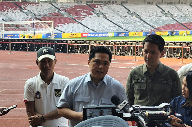 Jadi Venue Laga Timnas Indonesia, Erick Thohir Nilai Rumput SUGBK dalam Kondisi Bagus