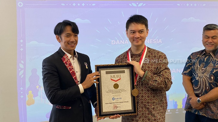 Kantor Dompet Digital Raih Rekor MURI