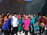 Momen Seru Prabowo Selfie Bareng Iriana Hingga Annisa Pohan di IKN 