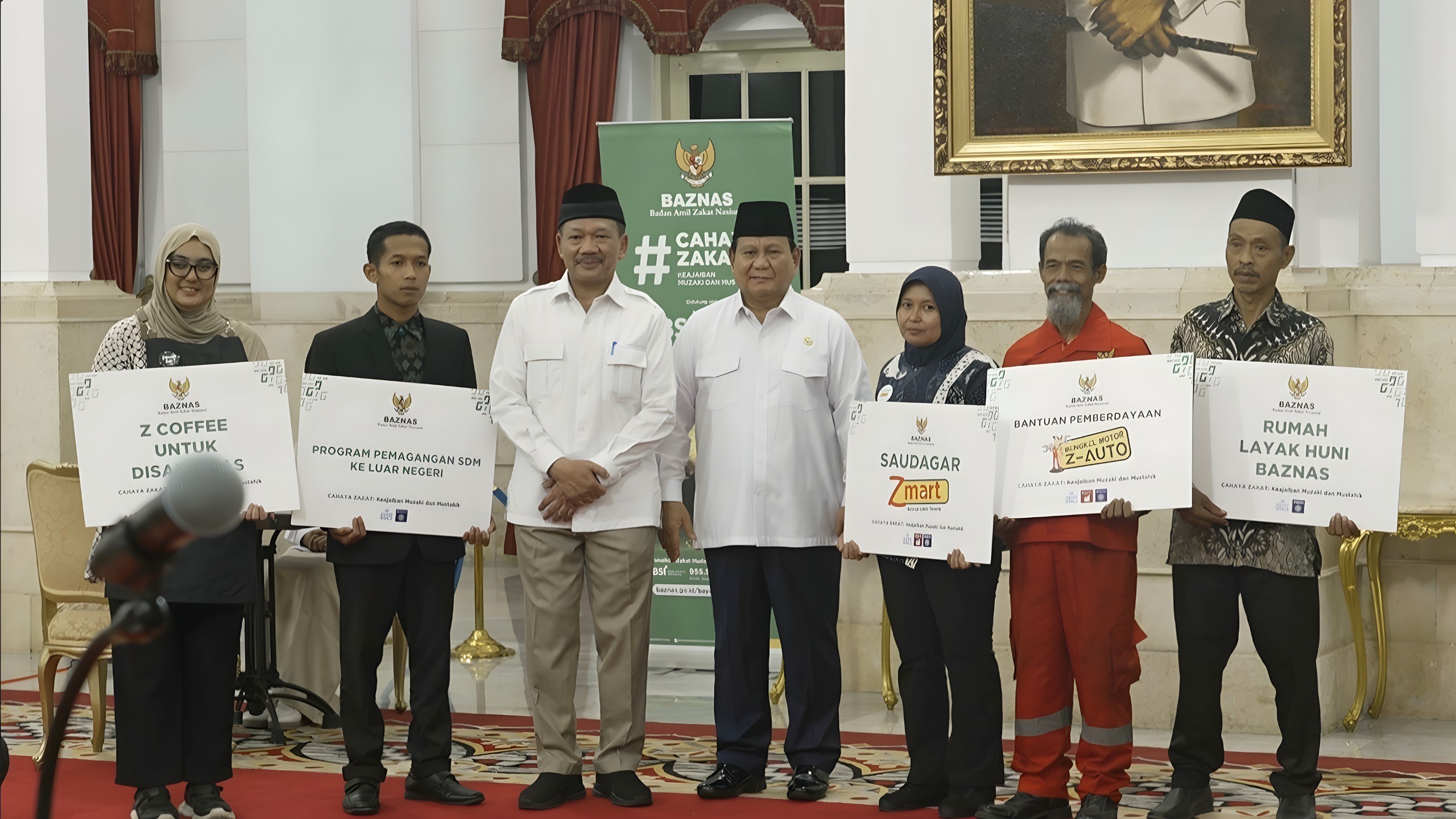 Prabowo Sebut Zakat Kurangi Ketimpangan Sosial