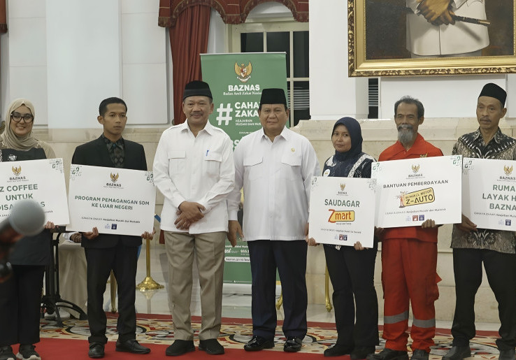 Prabowo Sebut Zakat Kurangi Ketimpangan Sosial