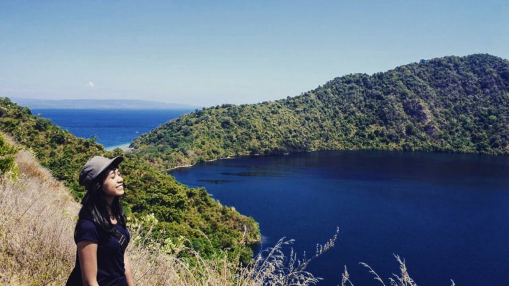Uniknya Danau Air Asin di Pulau Satonda, NTB
