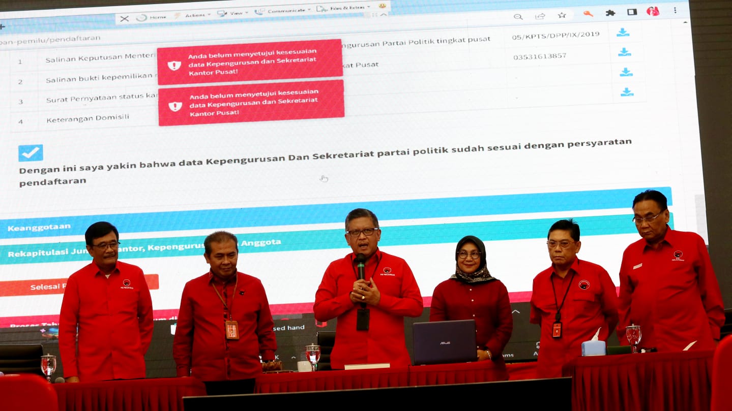 Besok, PDIP Daftar Peserta Pemilu 2024 ke KPU