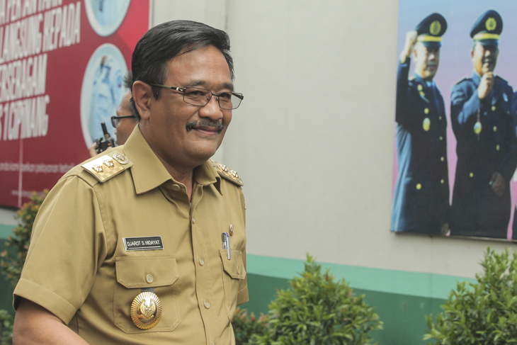 Patuhi Pergub, Djarot Sewa Taksi ke Balkot