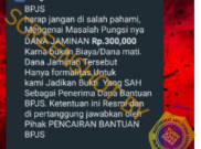 [HOAKS atau FAKTA]: BPJS Kesehatan Berikan Dana Bantuan Rp 100 Juta