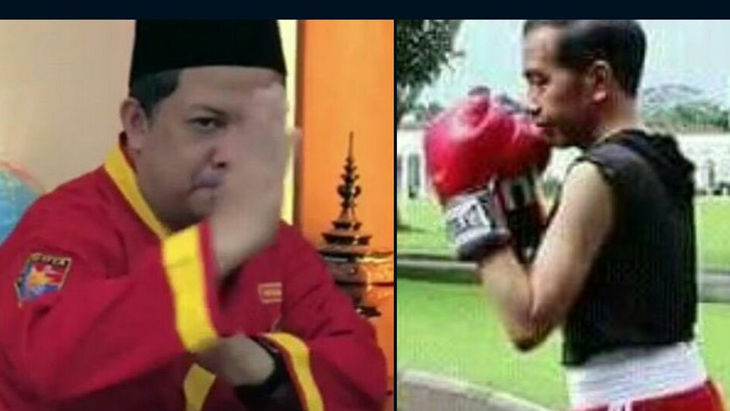 Jokowi Latihan Tinju, Fahri Hamzah Ingin Tahu Siapa yang Babak Belur kalau Lawan Prabowo