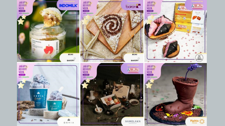 Di tengah pandemi, Konsep Offline Jakarta Dessert Week Beradaptasi.