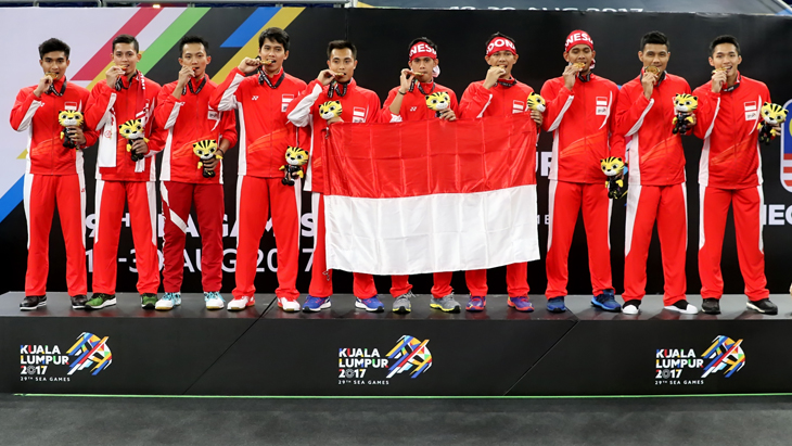 Jonatan Kunci Keberhasilan Tim Bulutangkis Putra Raih Emas