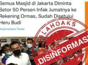[HOAKS atau FAKTA]: Pj DKI 1 Setujui Dana Infak Jumat Disetor ke Ormas