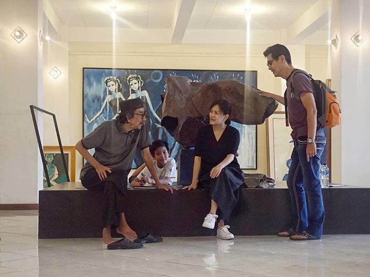 Jeihan Sukmantoro (kanan). (Foto: https://www.instagram.com/vivisaria)