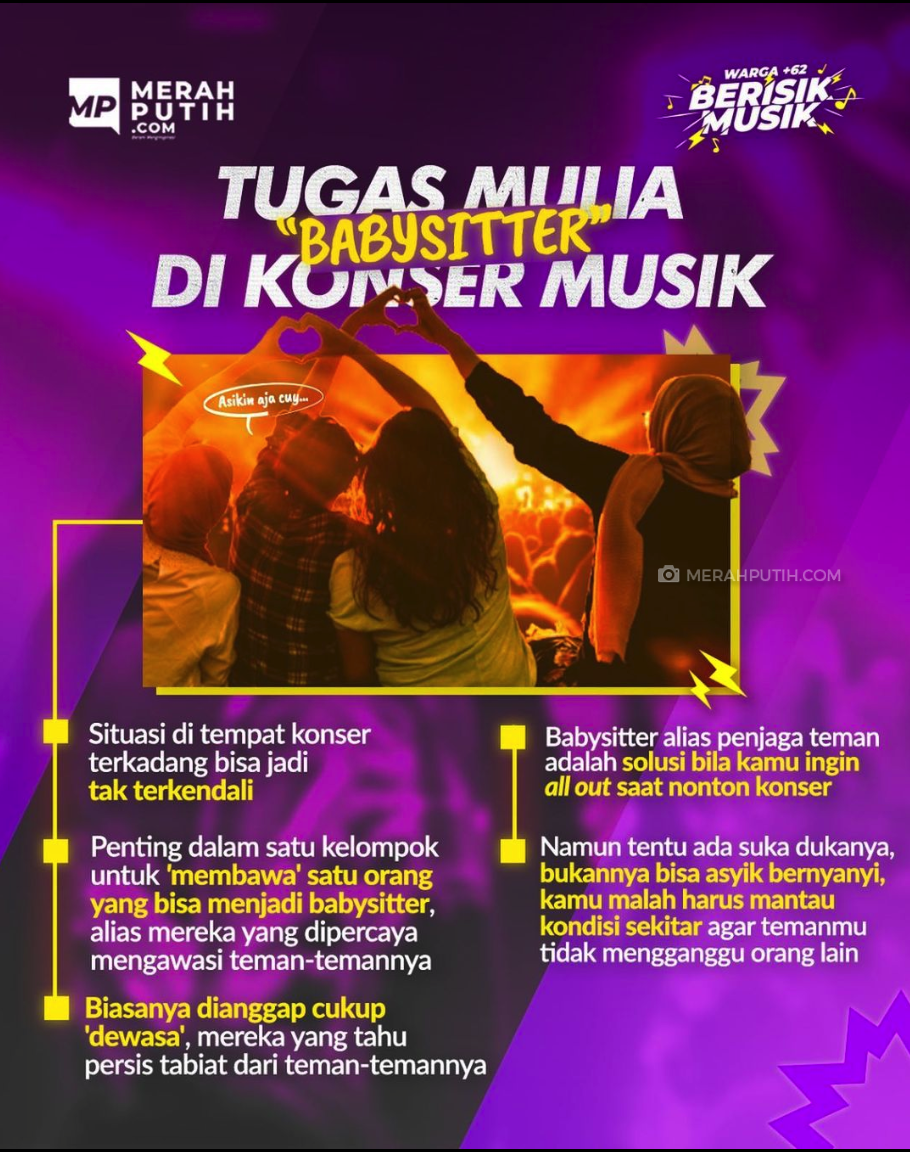 Tugas Mulia Babysitter di Konser 