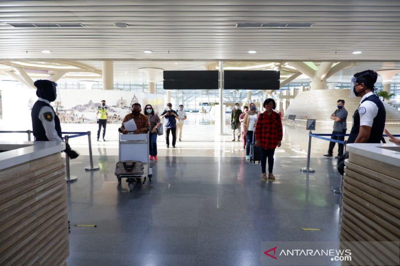Bandara Internasional Yogyakarta di Kabupaten Kulon Progo, Daerah Istimewa Yogyakarya. (ANTARA/Sutarmi)