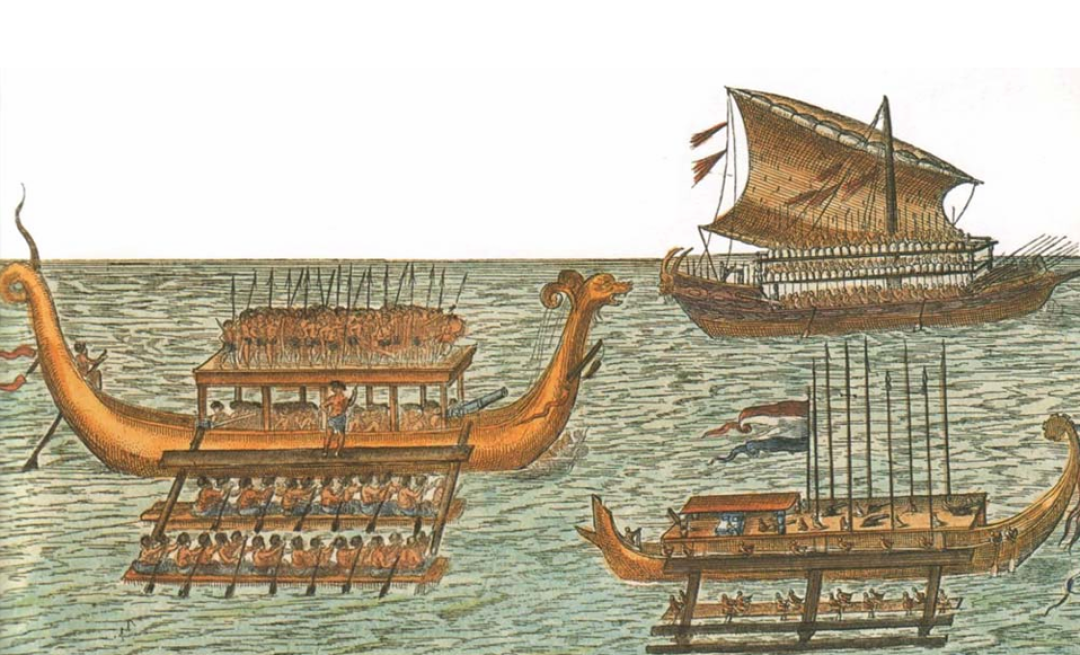 Contoh Perahu Bercadik nenek moyang bangsa indonesia