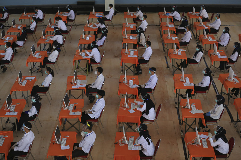 Tes CPNS. (Foto: Antara)