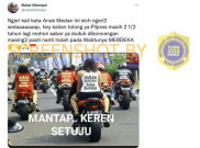 [HOAKS atau FAKTA]: Konvoi Motor Larangan Mendukung Anies Baswedan