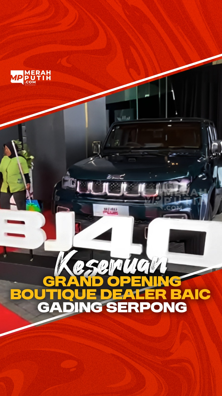 Keseruan Grand Opening Boutique Dealer Baic Gading Serpong