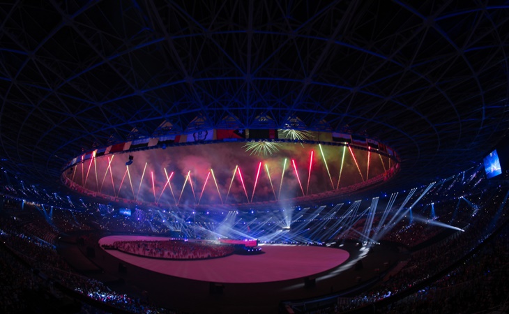 Suasana closing ceremony Asian Games