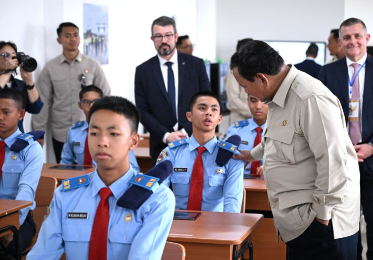 Momen Presiden Prabowo Subianto Resmikan SMA Taruna Nusantara di Malang