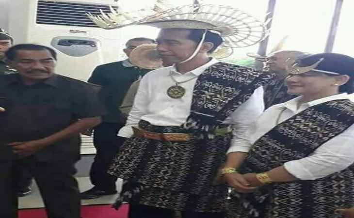 Presiden Jokowi dan Ibu Negara Iriana