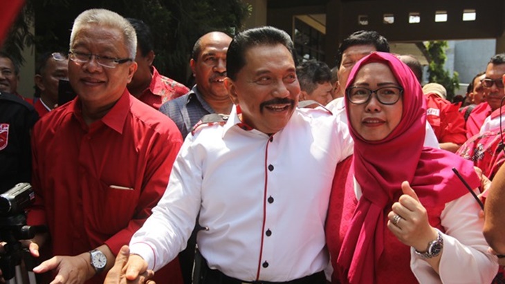 Ketua Umum PKPI AM Hendropriyono. (ANTARA FOTO/ Wibowo Armando)