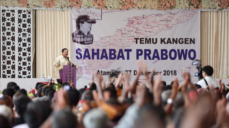 Harapan Mantan Pejuang Pro Integrasi Timor Timur kepada Prabowo Subianto
