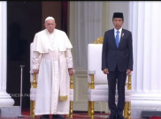 Tiba di Istana Negara, Paus Fransiskus Disambut Ratusan Anak-anak yang Histeris