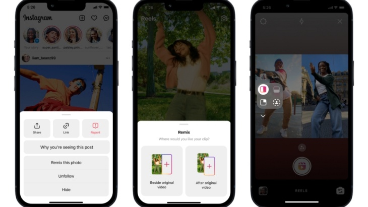 Instagram Hadirkan Fitur Remix Foto